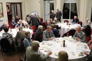 Fellowship being enjoyed after the tea and coffee
